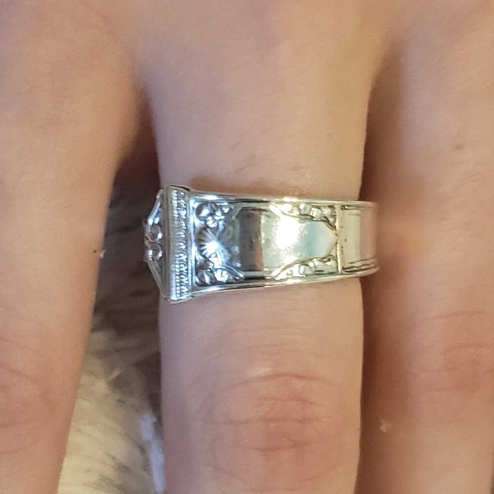 Antique 1916 Tiffany & Company Spoon Ring #16 - Picture 2 of 13